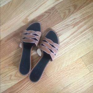 Cole Haan tan leather sandals